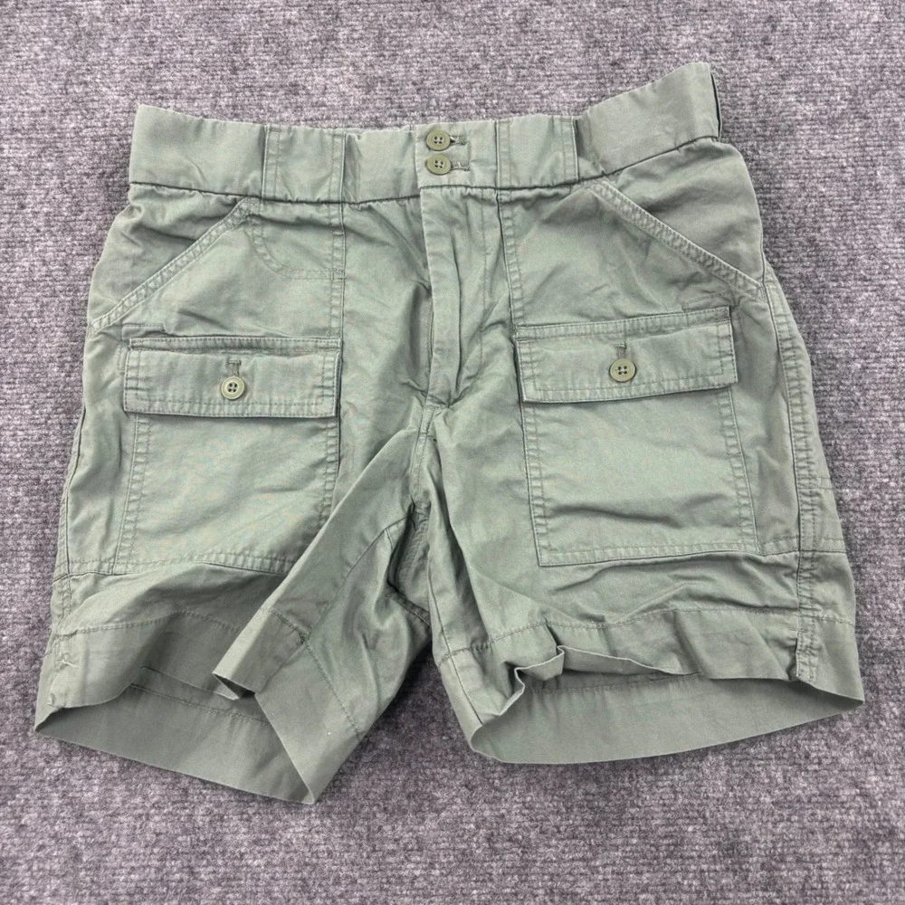 Uniqlo x Michael‎ Bastian Cargo Shorts 27-30W Small Green Cotton Utility Men's